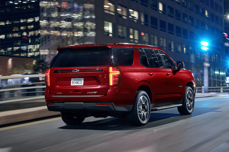 2021 Chevrolet Tahoe on the Road