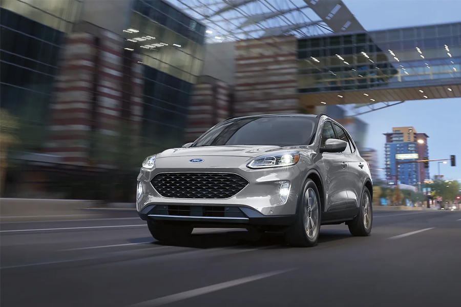 2021 Ford Escape Hybrid on the Road