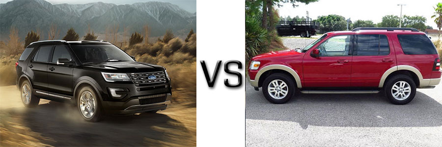 2016 Ford Explorer vs 2010 Explorer