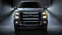 2015 Ford F-150 King Ranch LED box lighting & LED spotlight mirrors