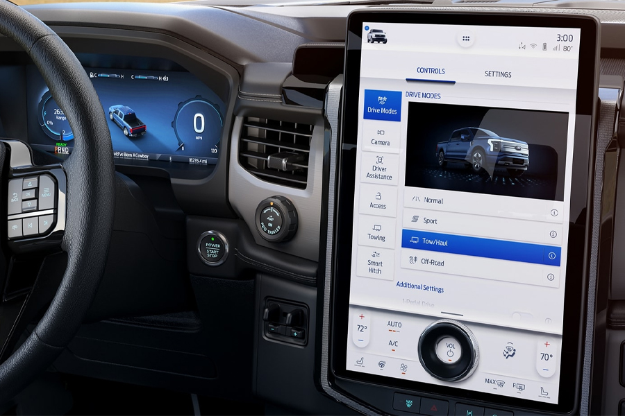 Ford F-150 Lightning Touchscreen