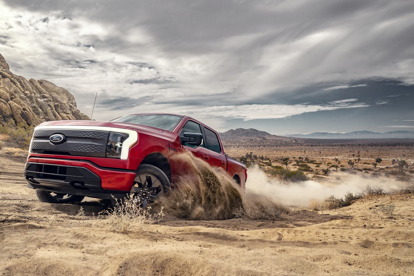 2023 Ford F-150 Lightning Off-Roading