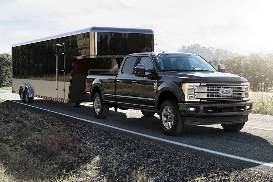 2019 ford f-350 hauling