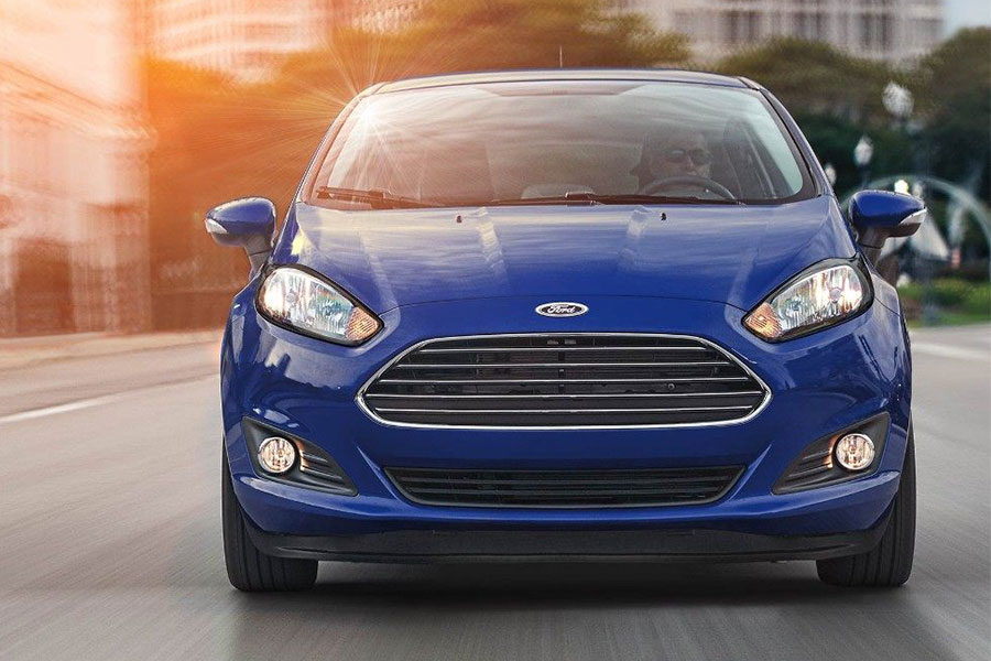 2018 Ford Fiesta on the Road