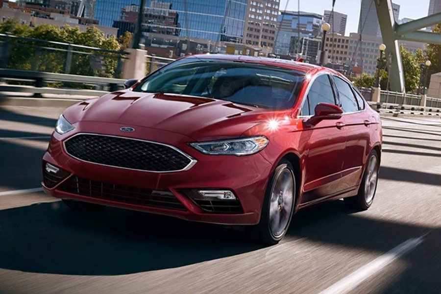 2019 Ford Fusion on the Road