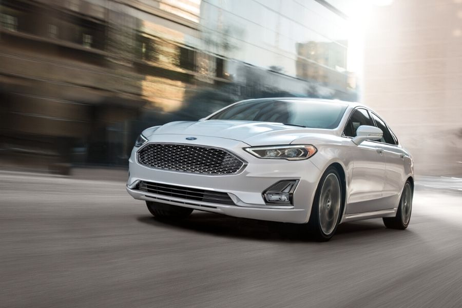 2020 Ford Fusion on the Road