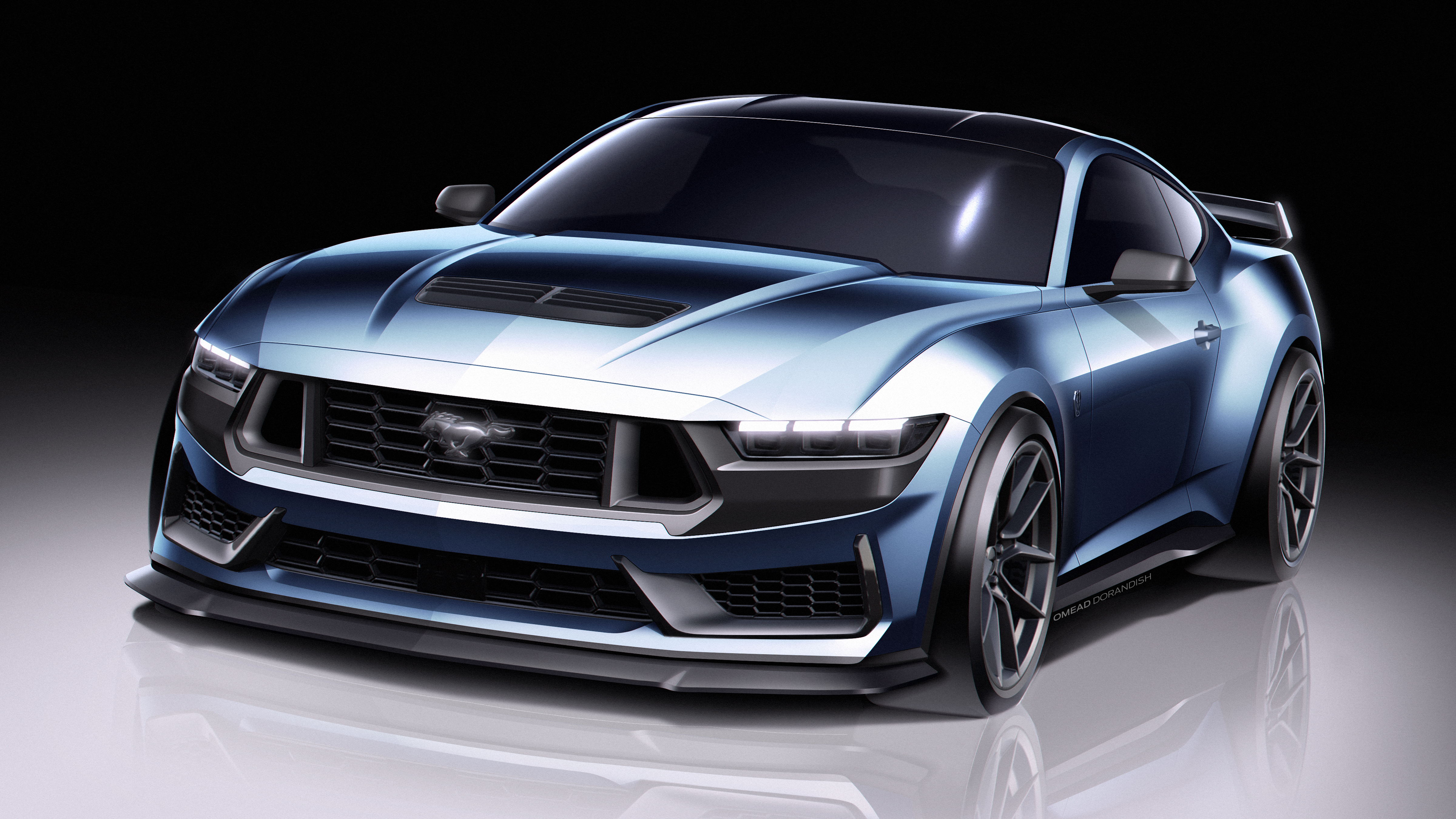 2024 ford mustang dark horse preview