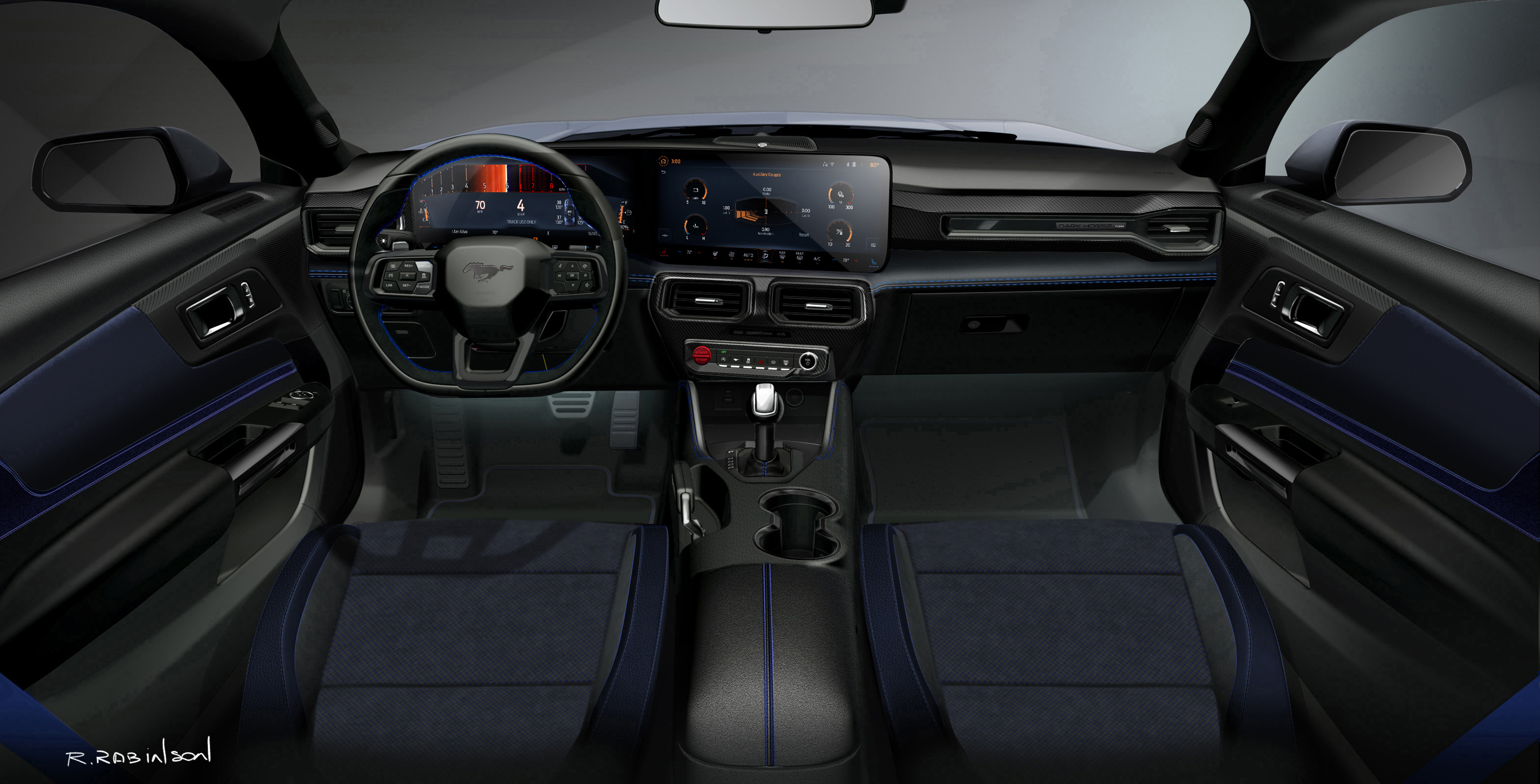 2024 Ford Mustang Dark Horse Interior