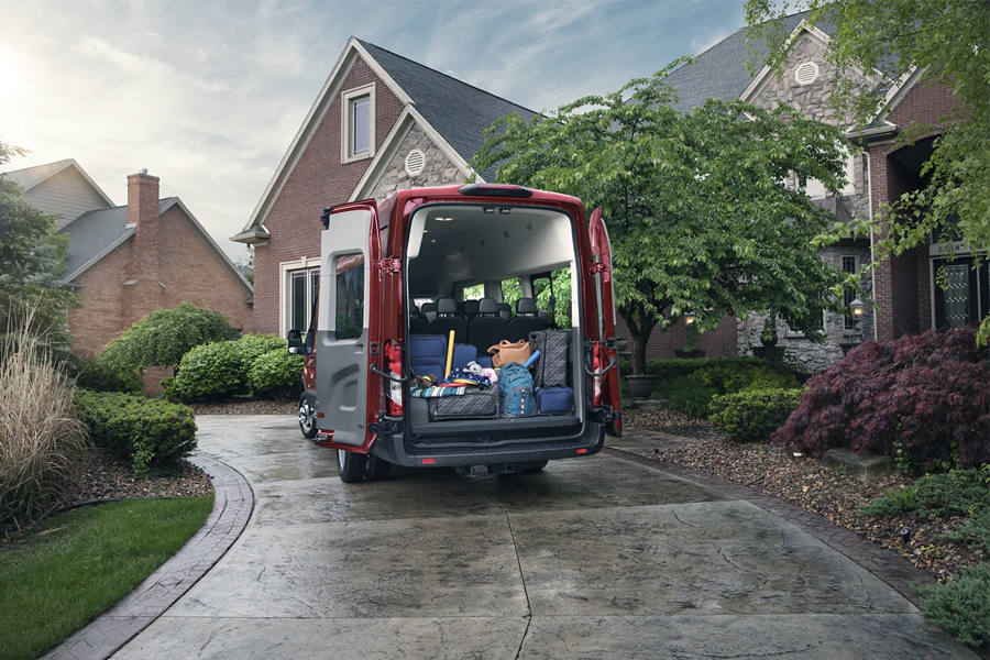 2020 Ford Transit Van Cargo Space