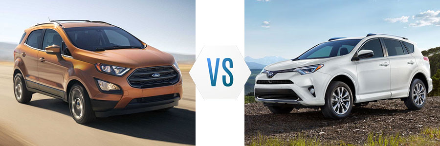 2018 Ford EcoSport vs Toyota RAV4