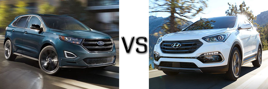 2017 Ford Edge vs Hyundai Santa-Fe Sport