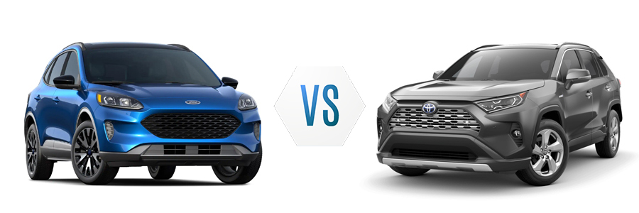 2020 Ford Escape Hybrid vs Toyota RAV4 Hybrid