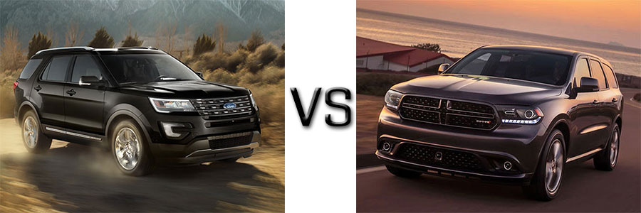 Ford Explorer vs Dodge Durango