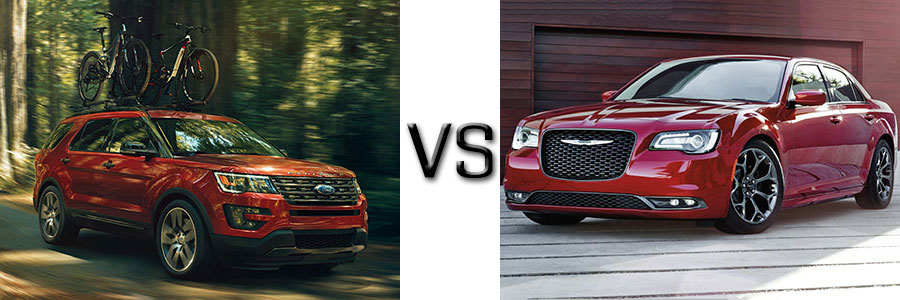 2017 Ford Explorer vs Chrysler 300