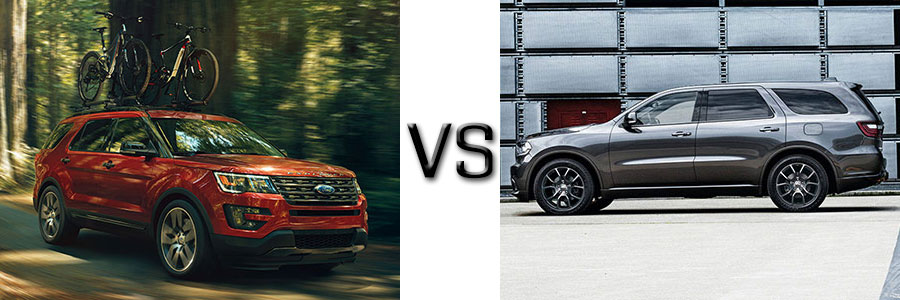 2017 Ford Explorer vs Dodge Durango