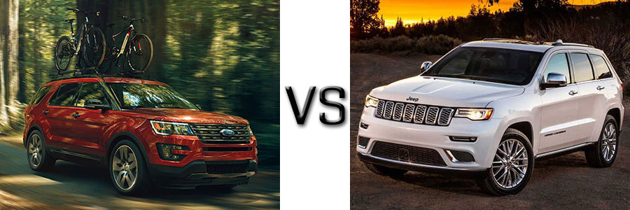 2017 Ford Explorer vs Jeep Grand Cherokee