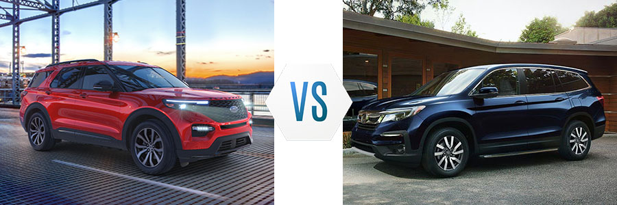 2020 Ford Explorer vs Honda Pilot