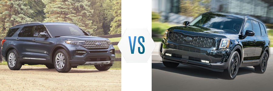 2021 Ford Explorer vs Kia Telluride | LaFayette Ford