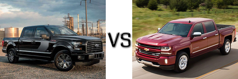 2017 Ford F-150 vs Chevrolet Silverado 1500