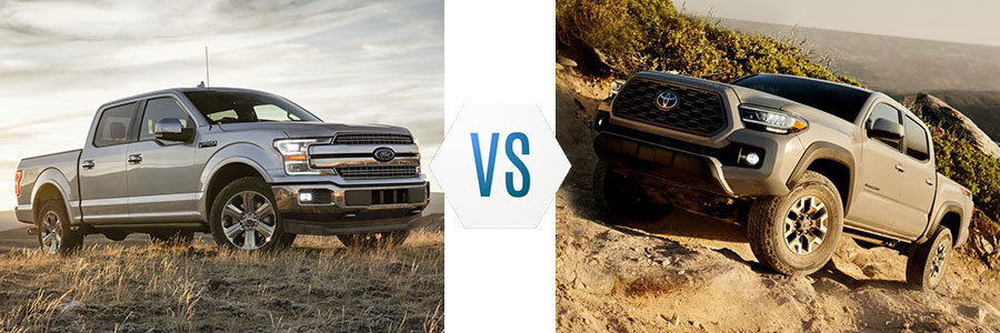 2020 Ford F-150 vs Toyota Tacoma