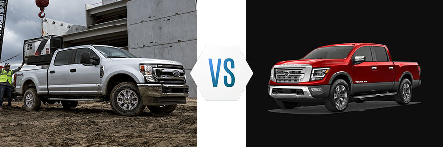 2020 Ford F-250 vs Nissan Titan XD