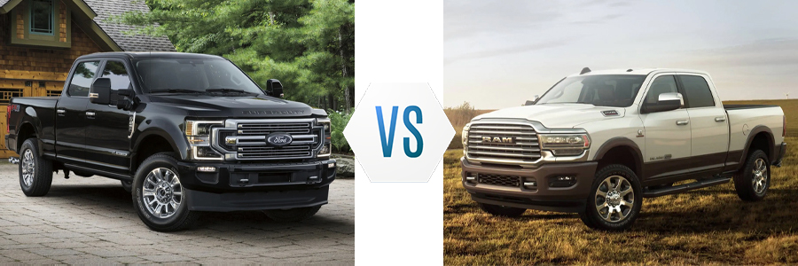 2021 Ford F-250 vs Ram 2500