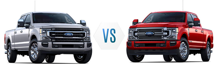 2020 Ford F-250 Platinum vs Limited