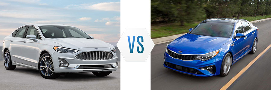 2019 Ford Fusion vs Kia Optima