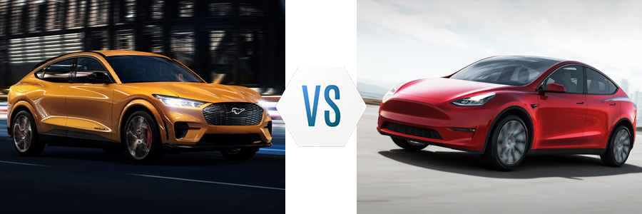 21 Ford Mustang Mach E Vs Tesla Model Y Lafayette Ford