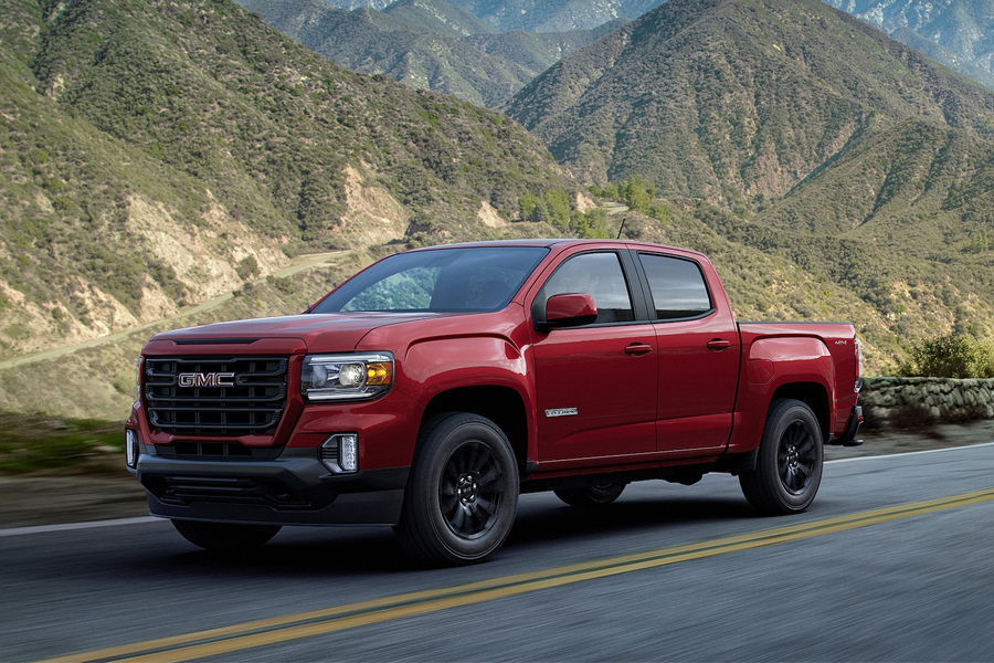 2021 GMC Canyon on the Road