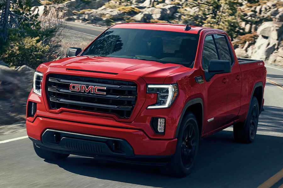 2021 GMC Sierra 1500 on the Road