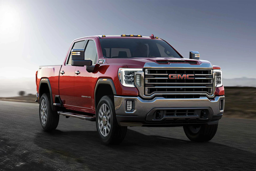 2021 GMC Sierra 2500 on the Road