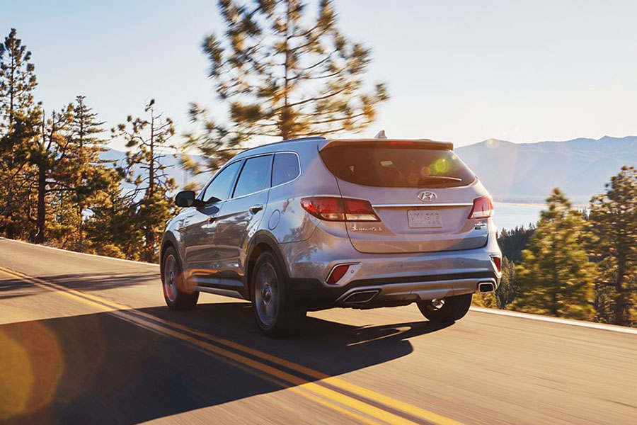 2019 Hyundai Santa Fe on the Road