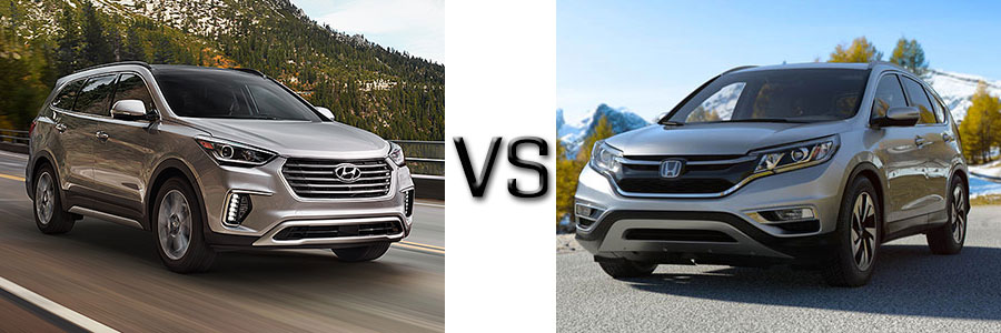 2017 Hyundai Santa Fe vs Honda CRV