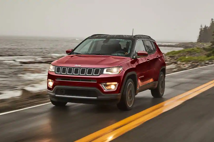 2021 Jeep Compass on the Road