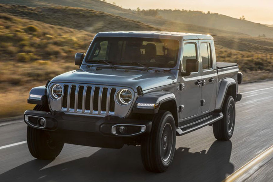 2020 Jeep Gladiator on the Road