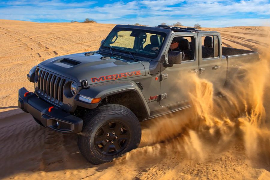 2022 Jeep Gladiator off roading