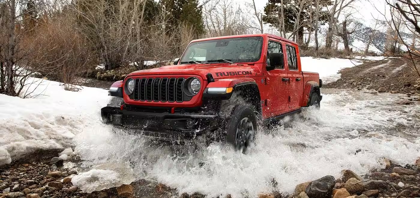 2024 Jeep Gladiator Over Water