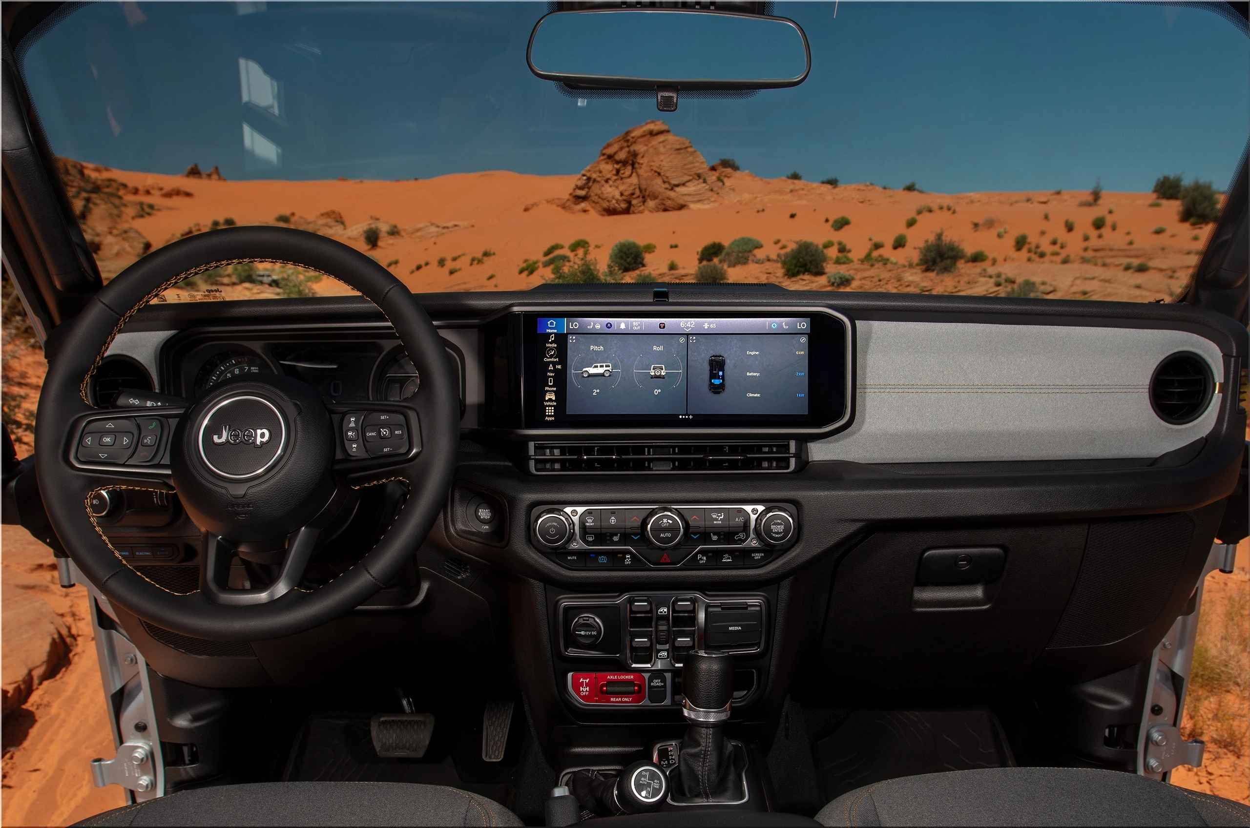 2024 Jeep Wrangler Willys 4xe Interior