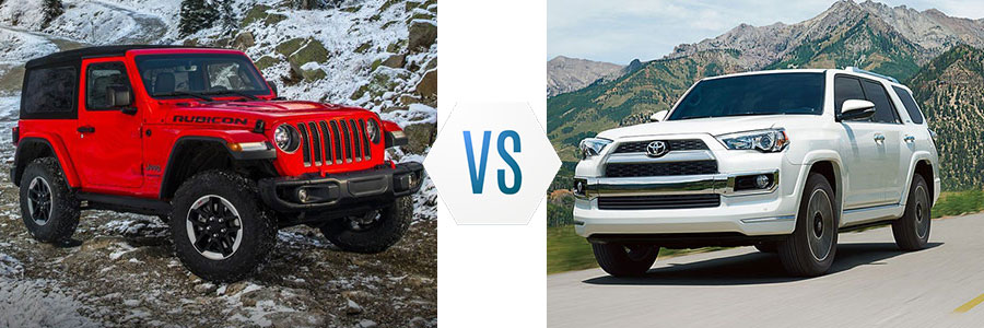 2018 Jeep Wrangler vs Toyota 4Runner