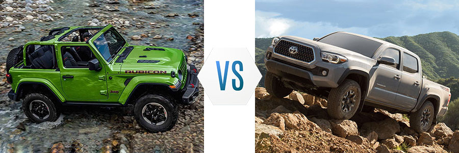 2019 Jeep Wrangler vs Toyota Tacoma | Swope Chrysler Dodge Jeep Ram