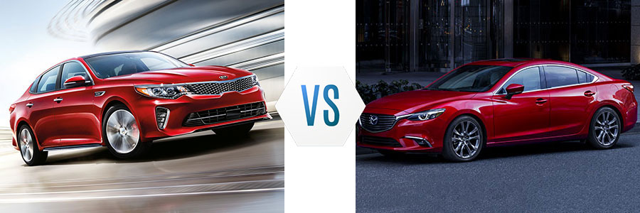 2018 Kia Optima vs Mazda 6 Raceway Kia of Freehold