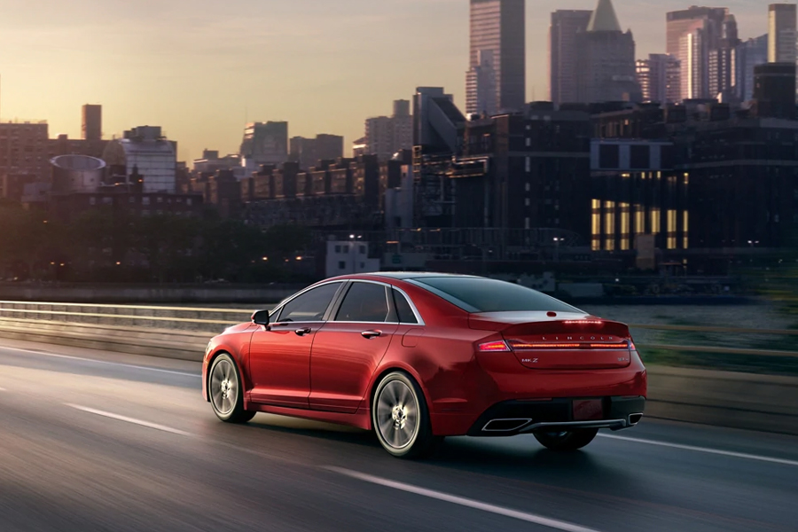 2020 Lincoln MKZ Hybrid on the Road