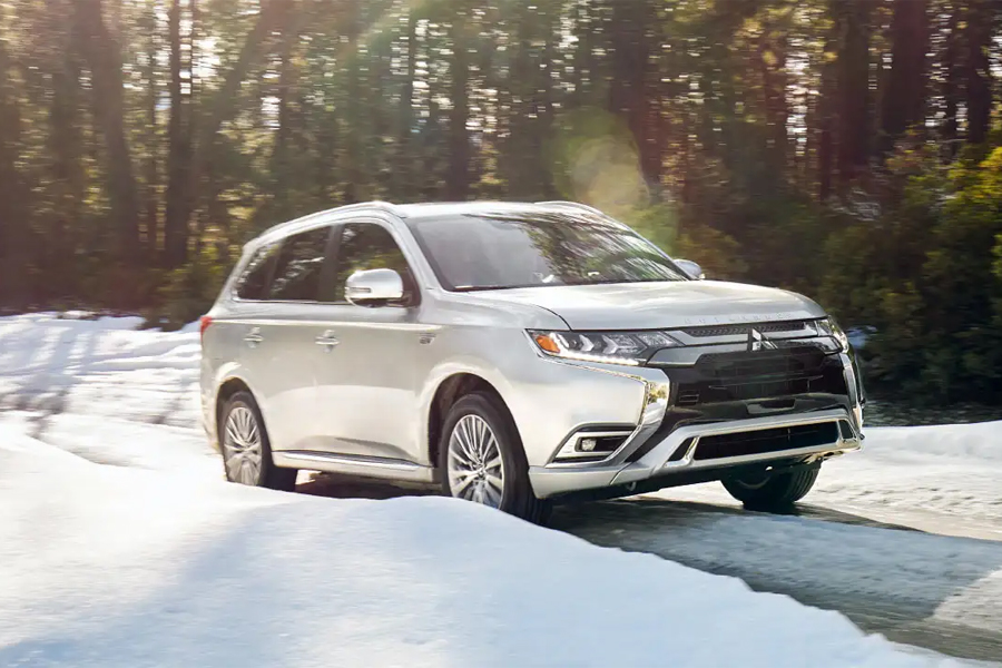 2021 Mitsubishi Outlander PHEV on the Road