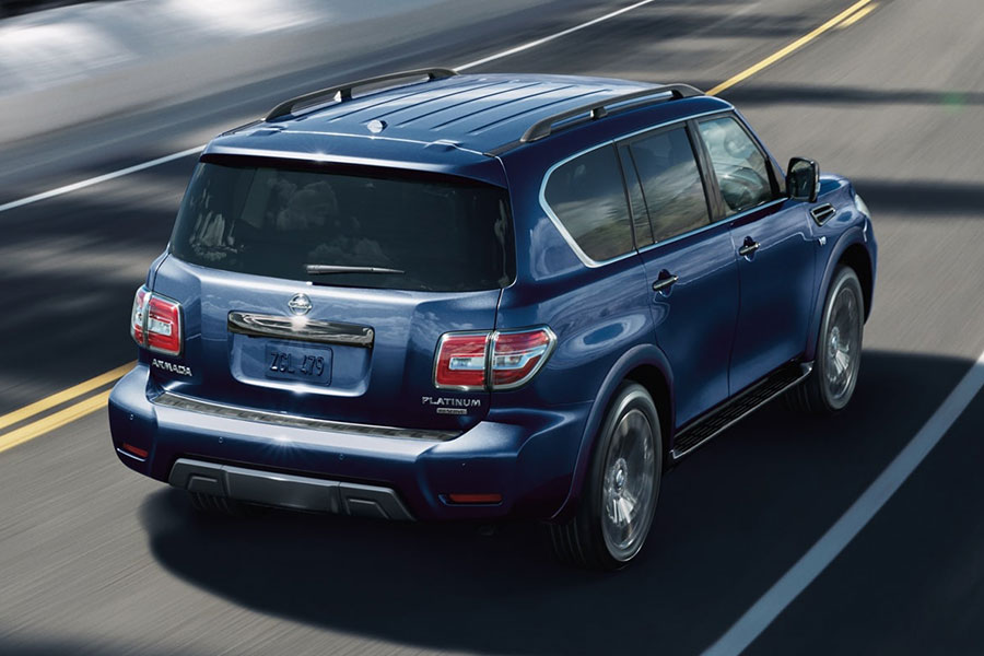 2020 Nissan Armada on the Road