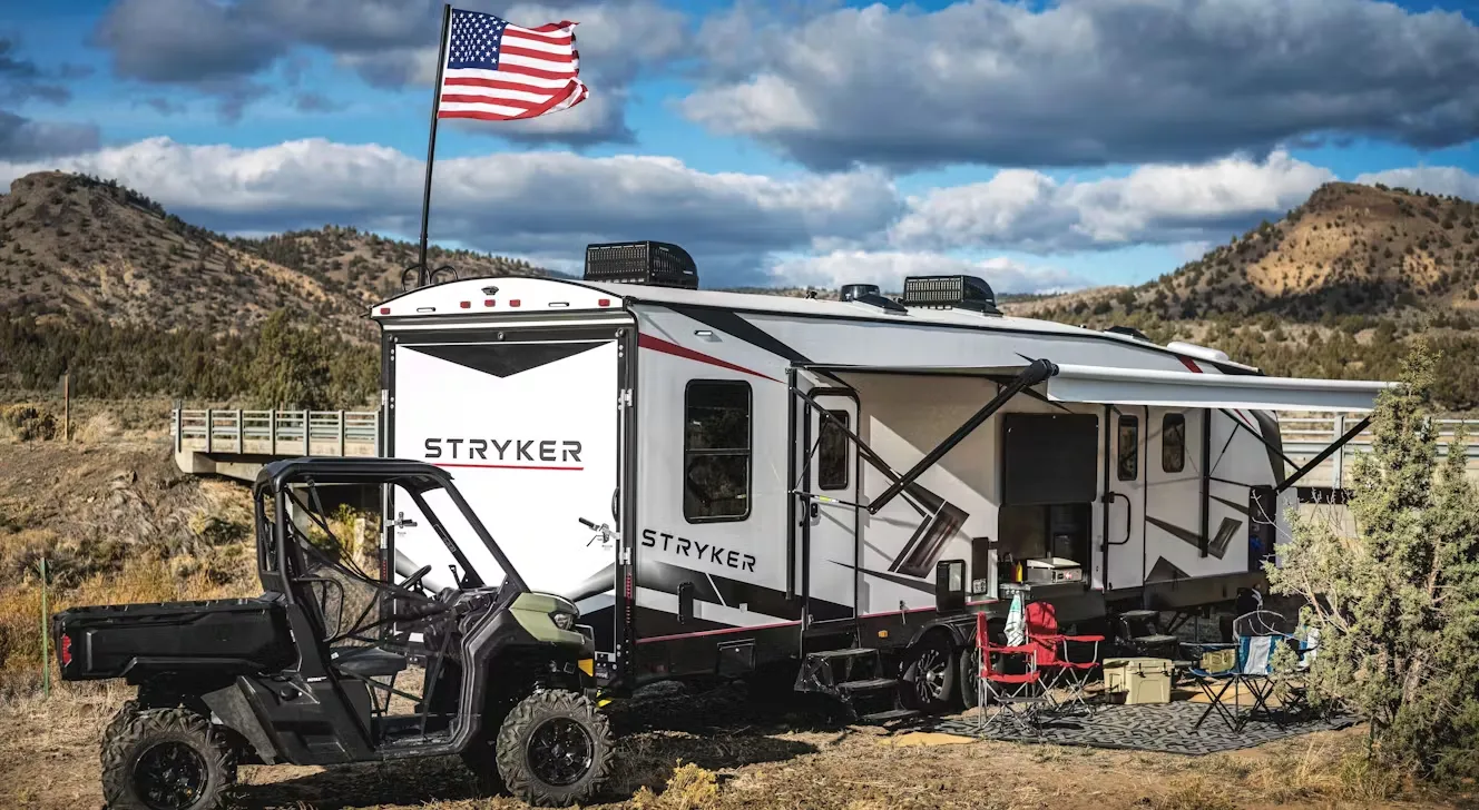 Toy Hauler Travel Trailer RV Exterior Toy Hauler Travel Trailer RV Exterior