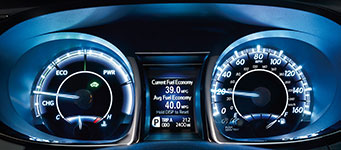 2017 Toyota Avalon Hybrid Customized Hybrid Gauges