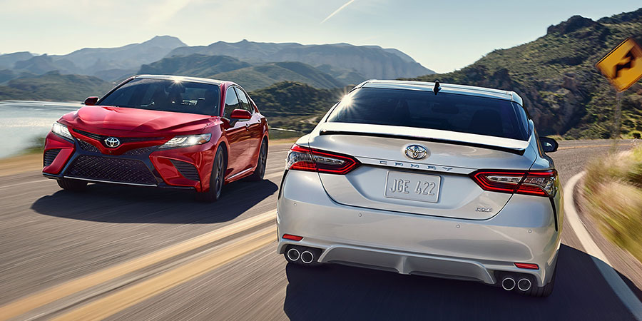 2019 Toyota Camry on the Road