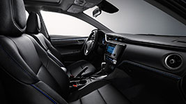 2017 Toyota Corolla Rich Interior Comfort