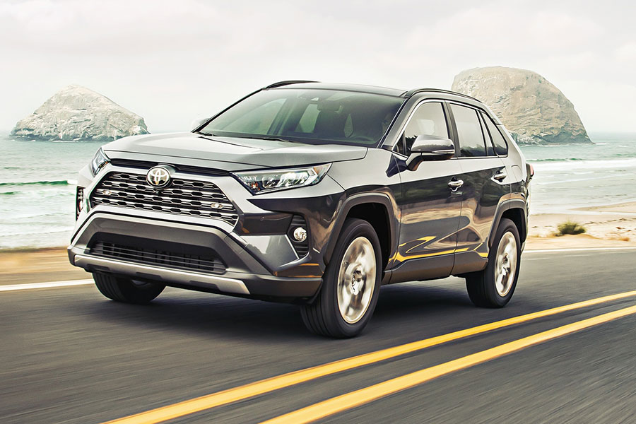 2020 Toyota RAV4 on the Road